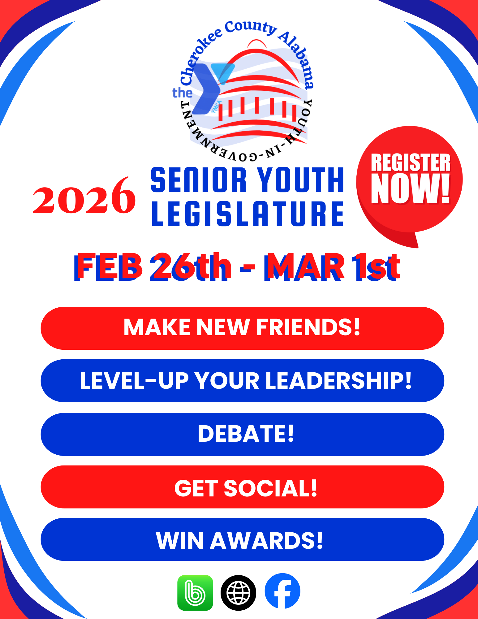 2026 Youth Legislature Meetings in December